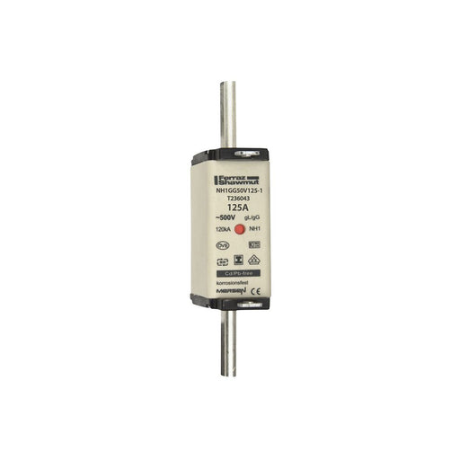 Mersen - Messersicherung NH-Sicherungseinsatz SG NH1GG50V125-1 Gr.1 gG 125A/500V KM