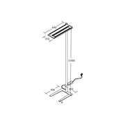 Brumberg Leuchten - Stehleuchte LED-Stehleuchte d/i 77411694MS 4000K