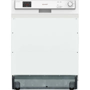Sharp - Geschirrspüler EB-Geschirrspüler QW-HX12S47EW-DE 47 dB(A),ws