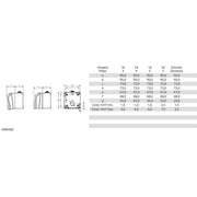 Bals Elektrotech - CEE-Steckdose (IEC 60309) Wandsteckdose 110712 32A 5p 6h IP44 TH