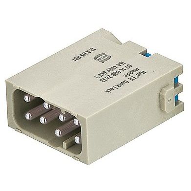 Harting - Kontakteinsatz für Rechtecksteckverbinder Han EE Quick-Lock module 09140082633 male
