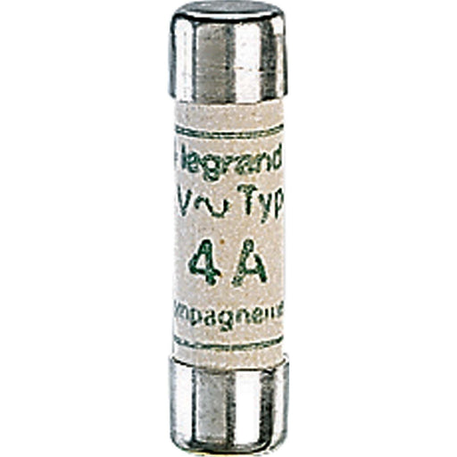 Legrand - Zylindrische Sicherung 8,5x31,5 mm 4A Legrand 012304 − 10 Stück