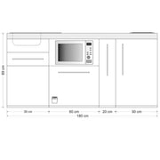 Stengel - Mini-Küche Miniküche Premiumline MPGSMGA180AKSIKFrBlS Grüner Apfel