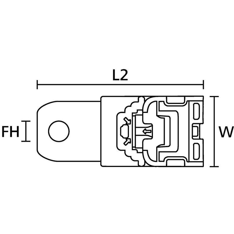 HellermannTyton - Befestigungsschelle für Kabel/Rohre Befestigungselement 151-01424(200) 167,2x34,9 mm − 200 Stück