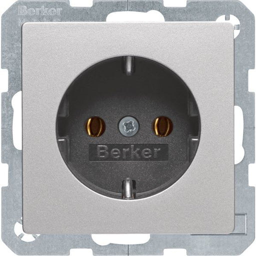 Berker - Steckdose SCHUKO-Steckdose alu/lack 47436084