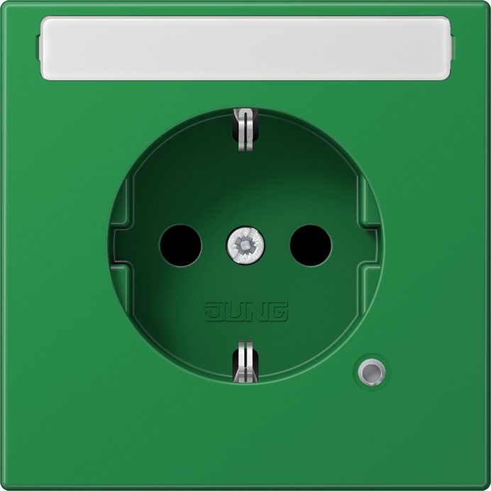 Jung - Steckdose SCHUKO-Steckdose 16A 250V LS 1520 BFNAKO GN m.Berührungsschutz