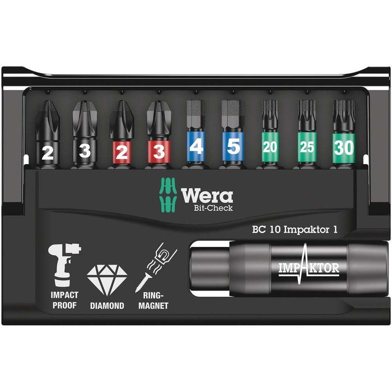 Wera - Bit-Set Bit-Sortiment 057680 10-tlg