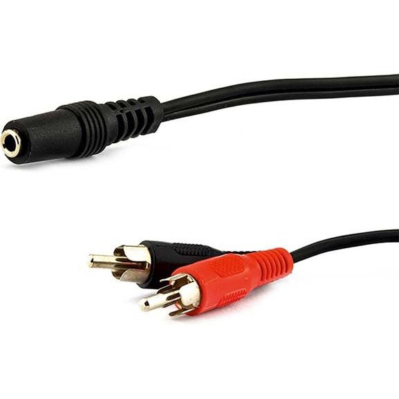 E+P Elektrik - Konfektioniertes A/V-Kabel Stereo-Adapterkabel B 132/02 0,2m