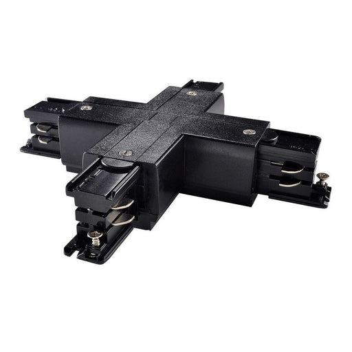 Abalight - Elektrisches Zubehör/Ersatzteile für Leuchten X-Verbinder TRACK-X-Verbinder-B schwarz