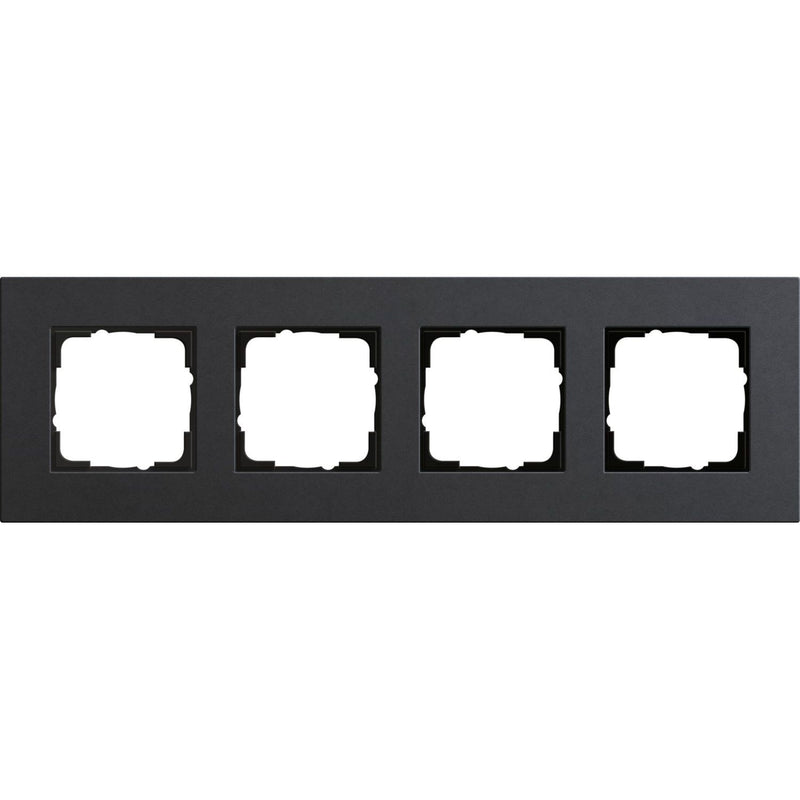 Gira - Abdeckrahmen 4fach 0214226 anthrazit