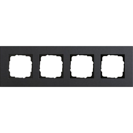 Gira - Abdeckrahmen 4fach 0214226 anthrazit