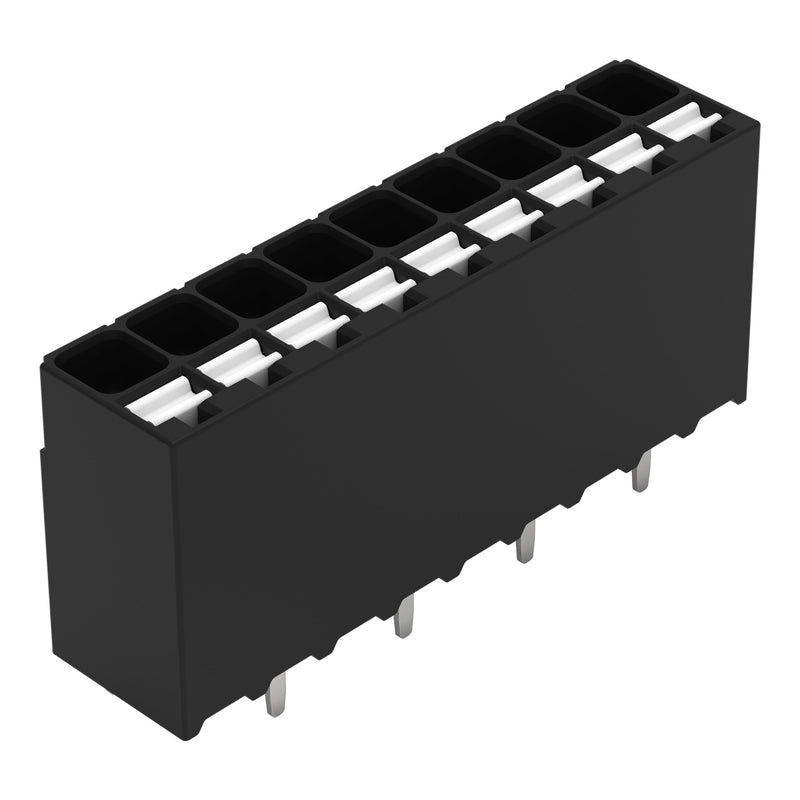WAGO - Leiterplattenklemme THR-Leiterplattenklemme 2086-1129 Drücker,1,5mm²,sw − 96 Stück