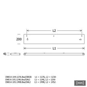 LTS Licht&Leuchten - Decken-/Wandleuchte LED-Deckenleuchte DWIA105.1246.830DAws 830, DALI, ws