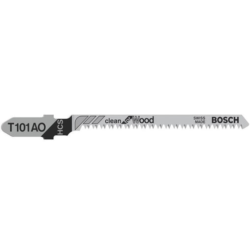 Bosch - Stichsägeblatt T 101 AO 2608630031 Clean for Wood − 10 Packung