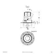 EVN Lichttechnik - Downlight/Strahler/Flutlicht LED-Einbauleuchte modular F03R09AM0630L55P Konfigurationstype