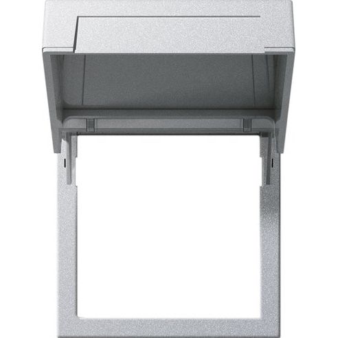 Gira - Übergangsadapter für Installationsschalterprogramme Montagerahmen 45x45 265826 alu