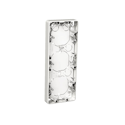 Elso - Aufputzgehäuse für Unterputzgerät Aufputzgehäuse 3-fach 21mm WDE002353 Exxact weiss