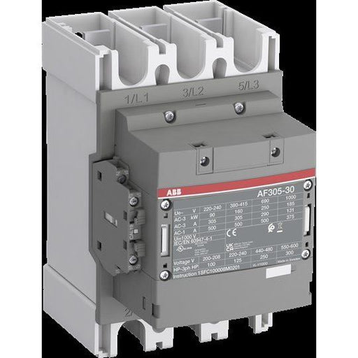 ABB Stotz S&J - Leistungsschütz zum Schalten von Wechselstrom Schütz AF305-30-11-12 48-130V 50/60Hz / DC