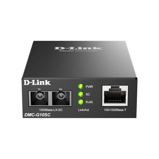 DLink - Media Konverter 100/1000BaseT to DMC-G10SC/E 1000BaseLX (SC) Sing