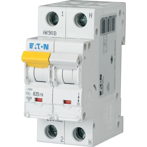 Eaton - Leitungsschutzschalter LS-Schalter m.Beschrift. PXL-B25/1N B 25A, 1p+N