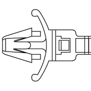 HellermannTyton - Kabelbinder Befestigungsbinder 126-02204(500) 135x4,6 schwarz − 500 Stück