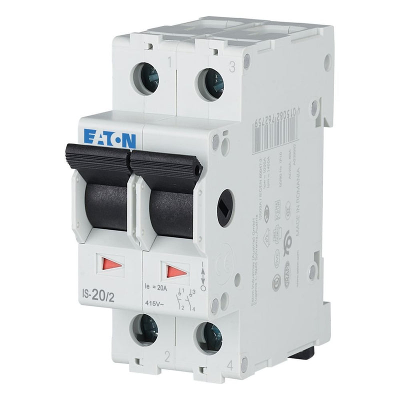 Eaton - Schalter für Reiheneinbau Hauptschalter IS-20/2 2p, 240V, 20A