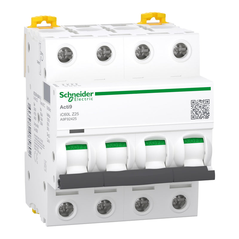 Schneider Electric - Leitungsschutzschalter LS-Schalter A9F92425 4P 25A Z IC60L
