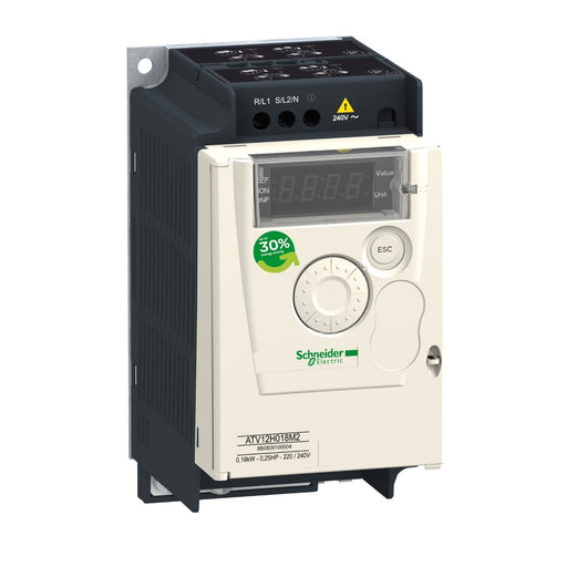 Schneider Electric - Frequenzumrichter =< 1 kV Frequenzumrichter 1ph. ATV12P055M2 0,55kW 230V IP20