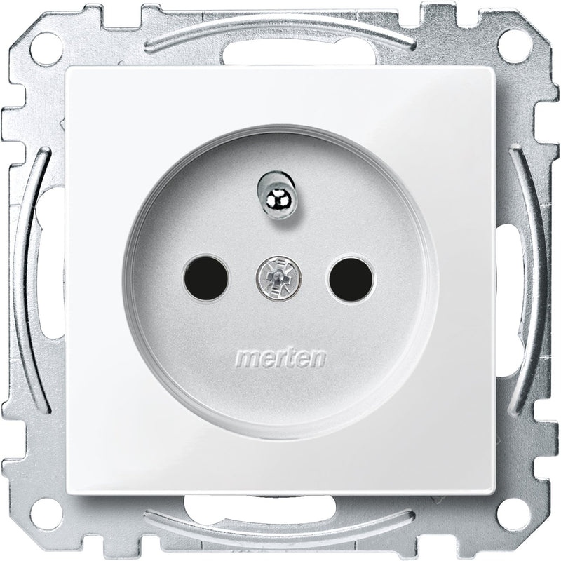 Merten - Steckdose pws/gl MEG2500-0319 Schutzk.stift BRS