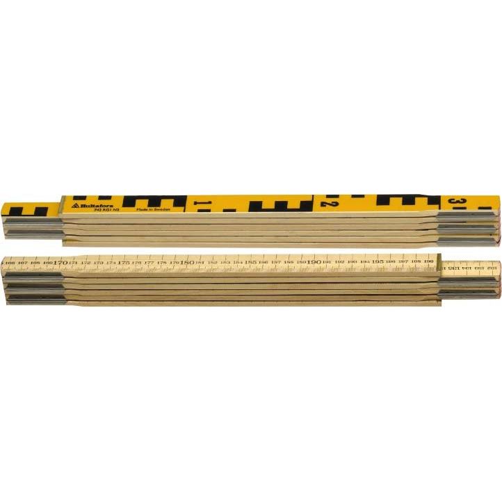 Hultafors - Lineal Mini-Nivellierlatte 742 RG1 N2 − 10 Stück