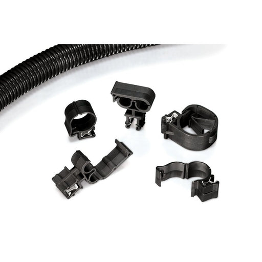 HellermannTyton - Befestigungsschelle für Kabel/Rohre Kabelbaumclip PCPA66HIRHSBK(1000) − 2000 Stück