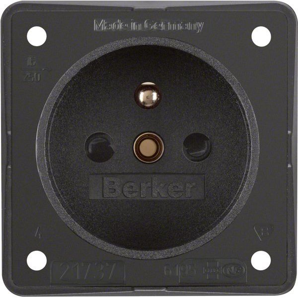 Berker - Steckdose anth 961952505 mit Erdungsstift