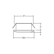 Brumberg Leuchten - Downlight/Strahler/Flutlicht LED-Einbaulichtpunkt 12071073 350mA ws LF:ww