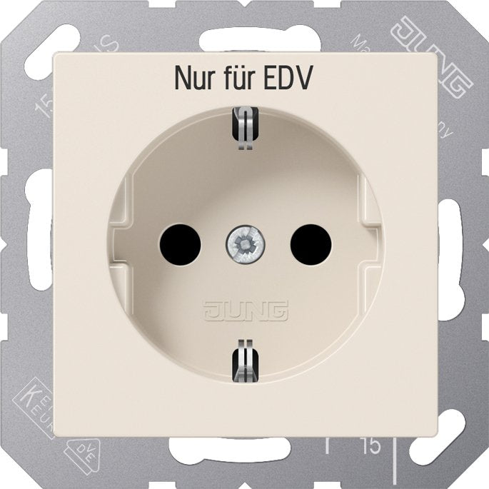 Jung - Abdeckung/Bedienelement für Installationsschalterprogramme Abdeckung A 1520 EDVPL f.SCHUKO Steckdosen