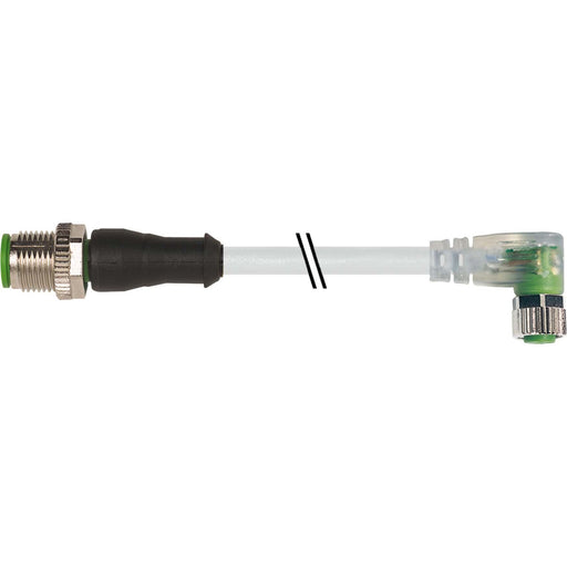 Murrelektronik - Netzanschlussleitung Verbindungsleitung 7000-40641-2100150 M12 St. ger. M8 Bu
