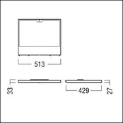 Zumtobel Group - Stehleuchte Leuchtenkopf ARTELEASUP #42189692 930, schwarz