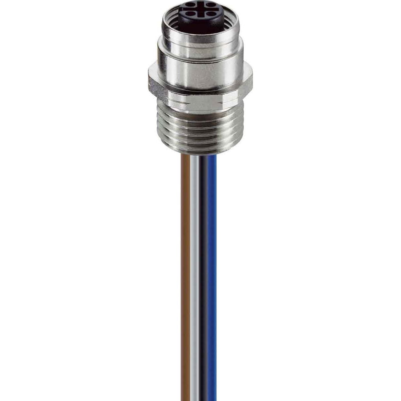 Belden - Rundsteckverbinder, Einbau (mit Leitung) Steckverbinder RKFM 5/20/0,5m − 10 Stück