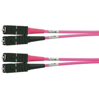 Telegärtner - Patchkabel LWL LWL-Duplex-Rangierkabel 100011799 G50/125 OM4 2,0 m