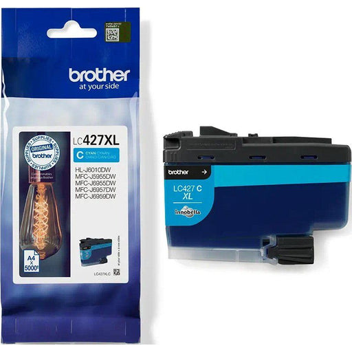 Brother - Verbrauchsmaterial für Telefax/Drucker/MFC Tintenpatrone LC-427XLC cyan