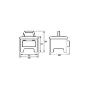 Doepke - CEE-Steckdosen-Kombination (IEC 60309) Protection Box DPB 32 01-110 In32A,Out16A/32A
