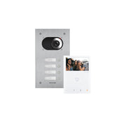 Comelit - Türsprech-Set Vierfamilienhauskit Switch KVS2004 1xMonitorMini HF,SB2