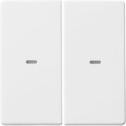Berker - Abdeckung/Bedienelement für Installationsschalterprogramme Tast-Abdeckung 2f. pws 80960329