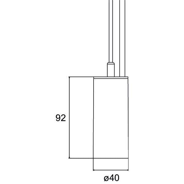 Brumberg Leuchten - Pendelleuchte LED-Pendelleuchte direkt 88854165 Pendellänge 5m