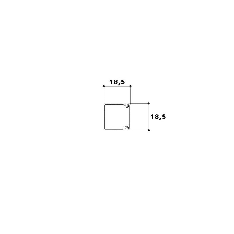 GGK - Leitungsführungskanal LFG-Kanal 20x20 lgr 2857 − 2 Meter