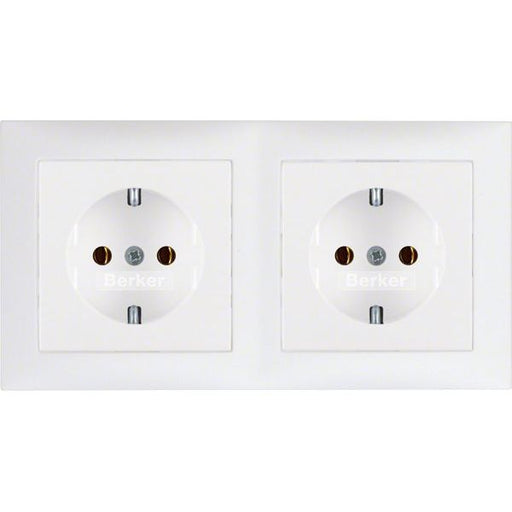 Berker - Steckdose Schuko-Steckds.nkombi. pws 47209909 für Schnellmontage