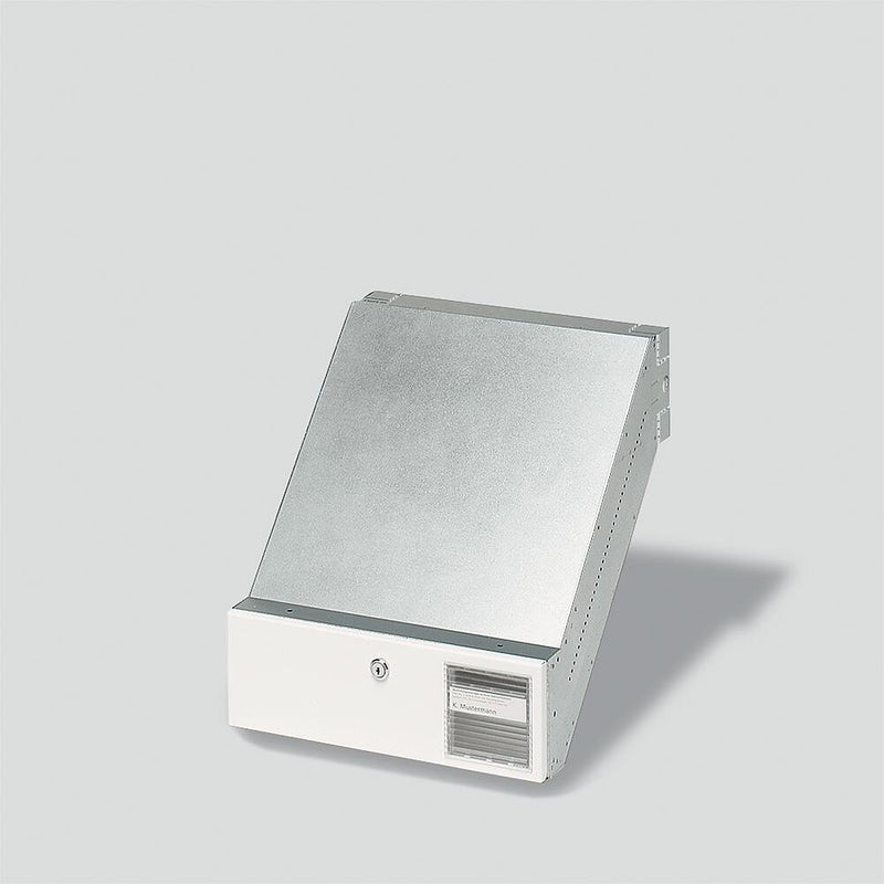 Siedle&Söhne - Montageelement für Türstation Durchwurfbriefkasten BKV 611-3/1-0 W 1f.,f.Mauereinbau ws