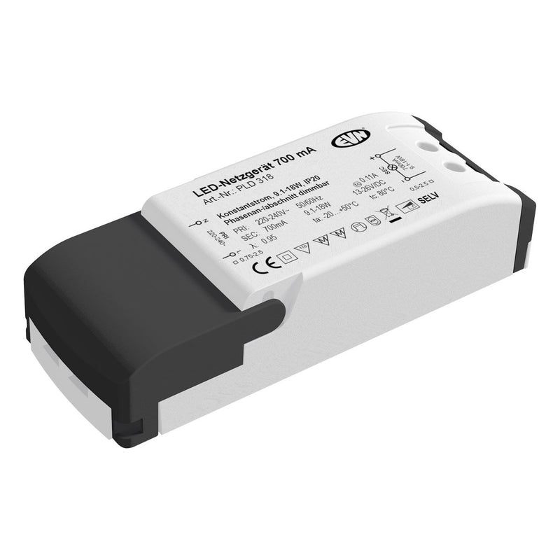 EVN Lichttechnik - LED-Betriebsgerät LED Netzgerät PLD 318 700mA 9,1-18W