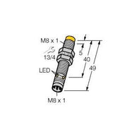 Turck - Induktiver Näherungsschalter Sensor NI6U-EG08-RP6X-V1131 induktiv − 1 Stück