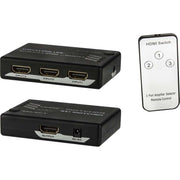 E+P Elektrik - Endgeräteumschalter HDMI-Umschalter UHD 131 3-fach,IR,sw