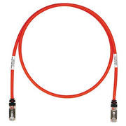 Panduit - Patchkabel Kupfer Patchkabel Cat.6A STP6X25MRD S/FTP, 25m, rt − 10 Stück